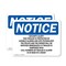 Signmission Security Alert! This Trailer Is Protected OSHA Notice Sign, Plastic, 10in W x 7in L, 2PK OS-2PACK-NS-P-710-L-18268 - alternate 1